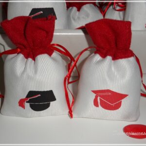Sacchetto bomboniera laurea