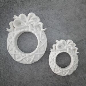 Cornici tonde in gesso profumato