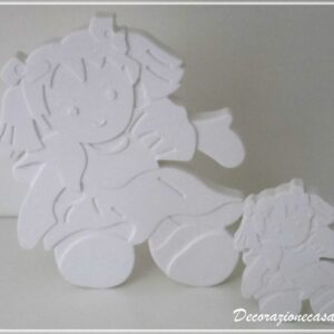 Bambolina in gesso profumato