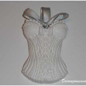 Corpetto gesso profumato da appendere