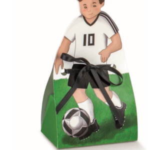 Scatola porta confetti bomboniera calciatore Juventus