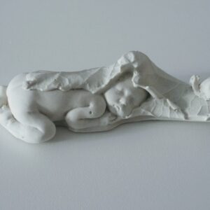 Bimbo autunno in gesso profumato