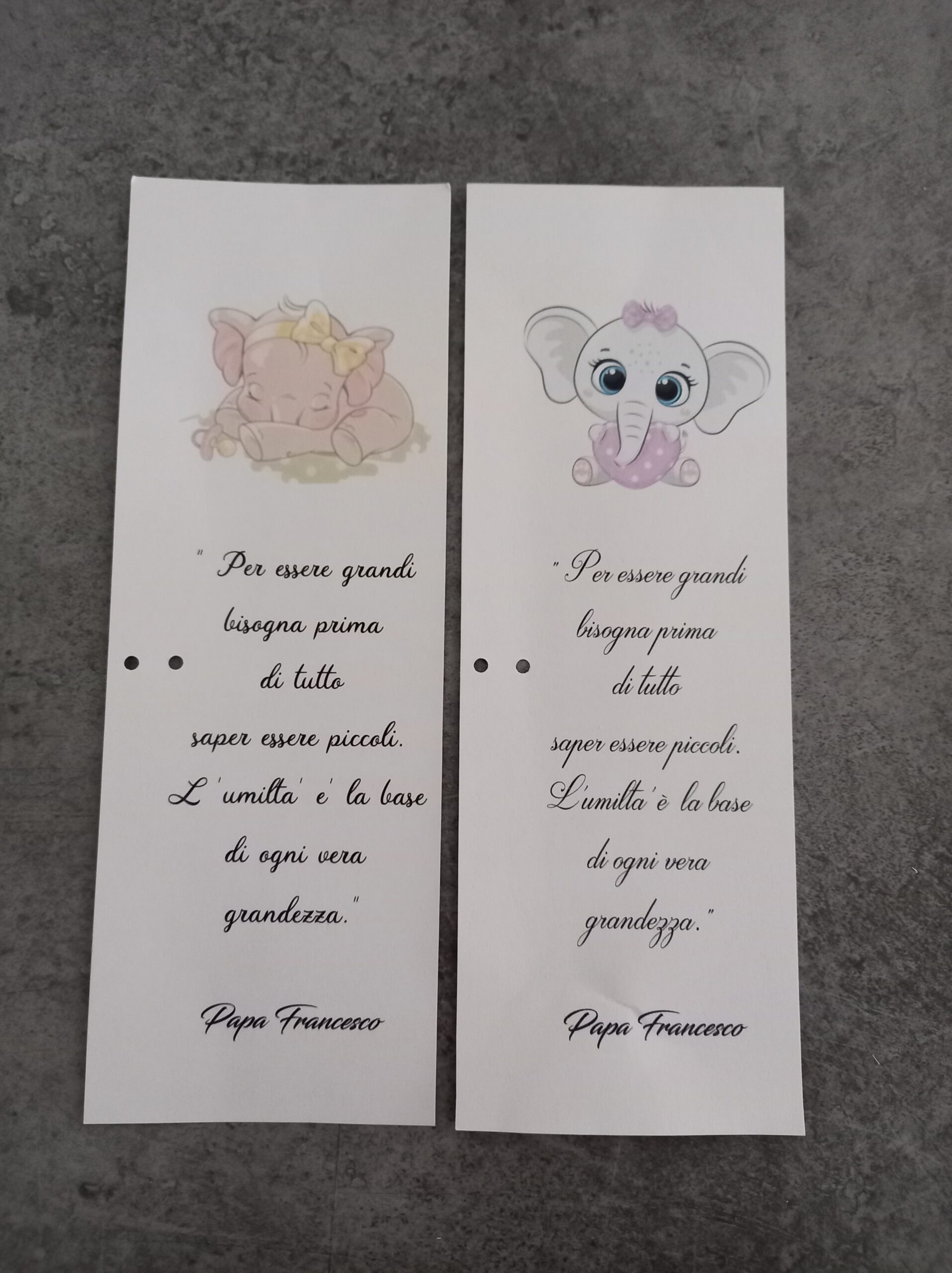 Segnaposto con matita elefantino rosa - immagine 4