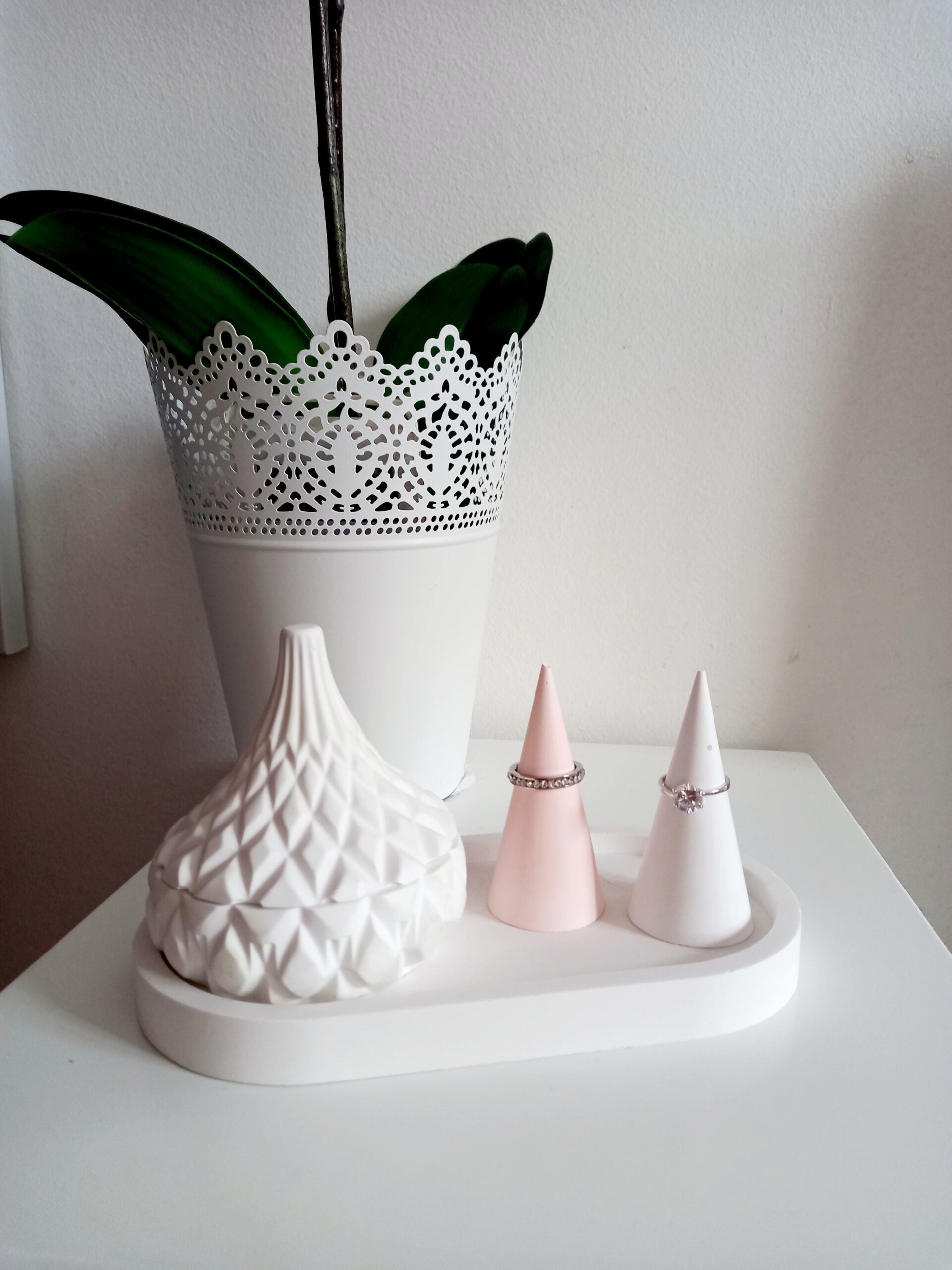 Set 4 pezzi/porta gioielli