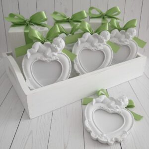 Portafoto angioletto bomboniera comunione e cresima