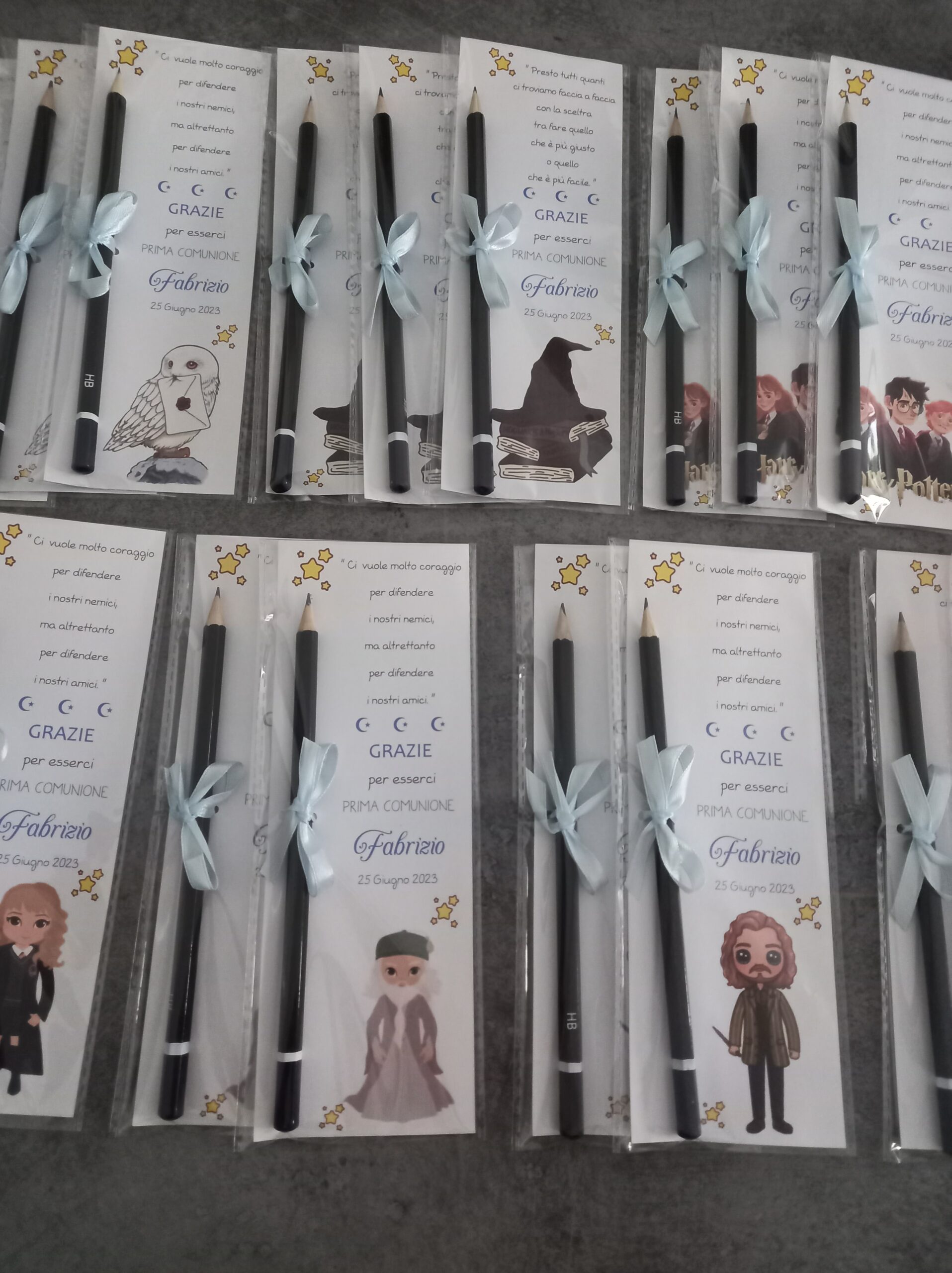 Segnalibro con matita comunione harry potter - immagine 10