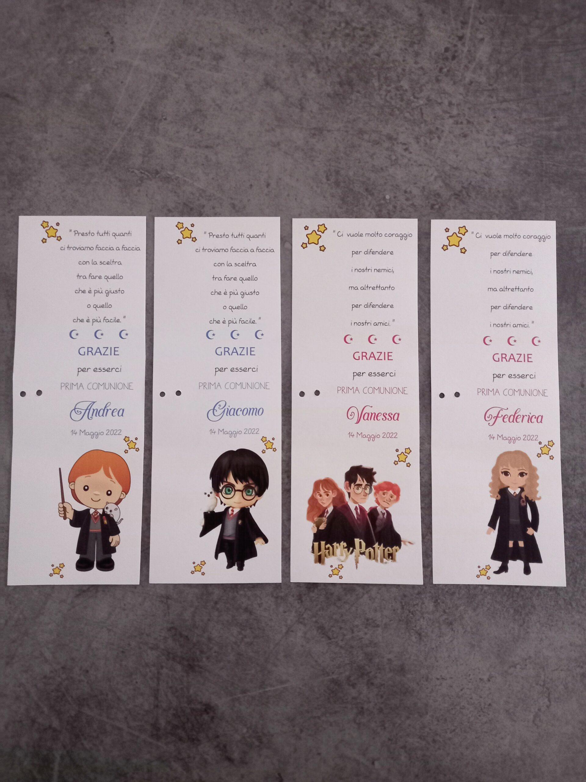 Segnalibro con matita comunione harry potter - immagine 8