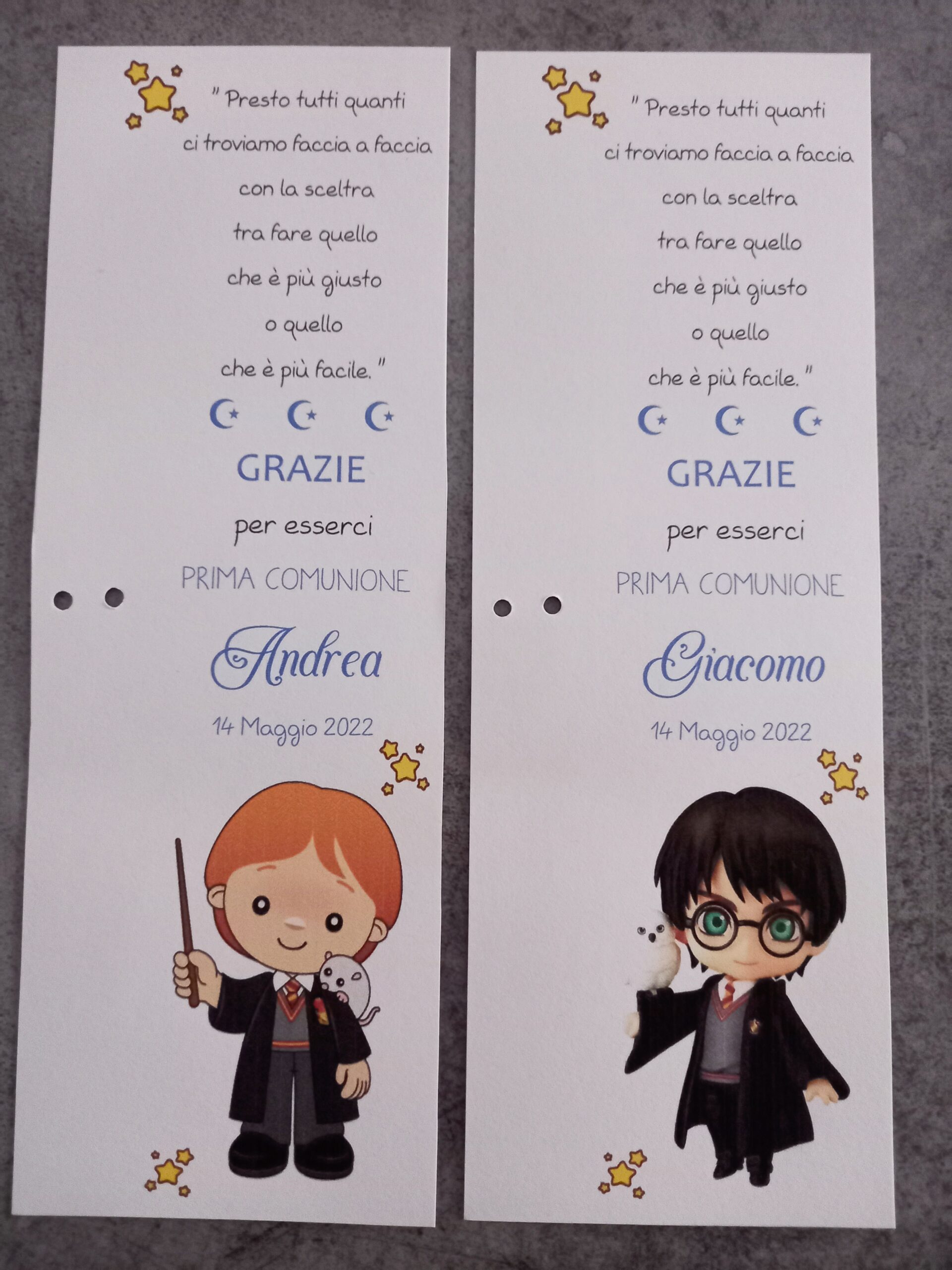 Segnalibro con matita comunione harry potter - immagine 7