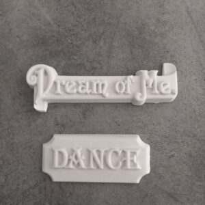 Targhette danza gessetto profumato