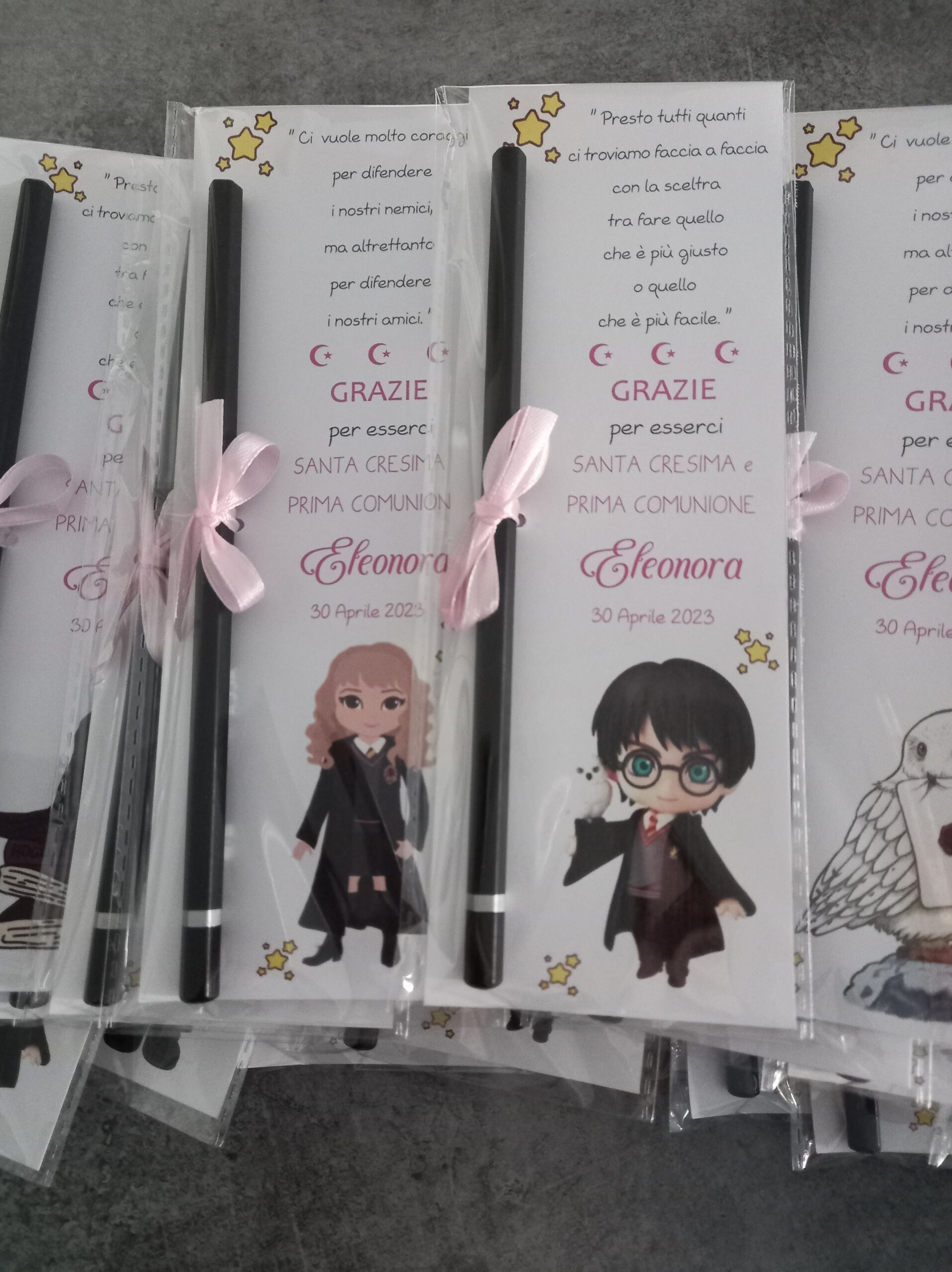 Segnalibro con matita comunione harry potter - immagine 11
