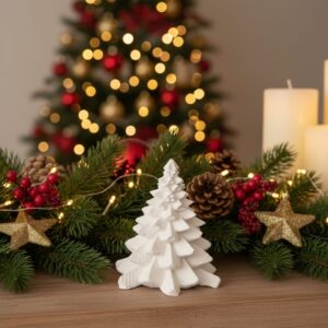 Albero di natale in gesso profumato