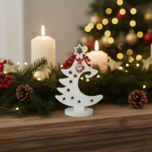 Alberello in gesso con charms