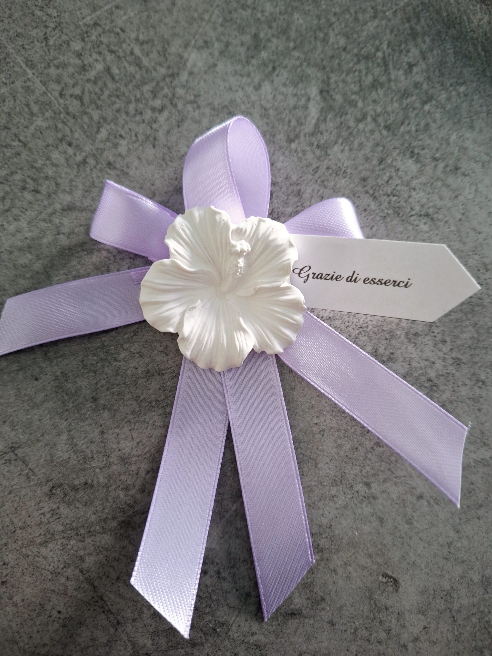 Fiori gessetto segnaposto - immagine 2