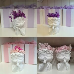 Vasetto bimba bomboniera